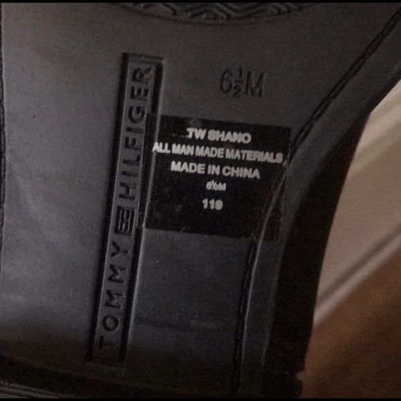Black/ brown Tommy Hilfiger boots - Picture 6 of 7